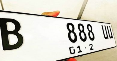 plat nomor putih