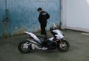 Modifikasi Yamaha AEROX Karya Bikers Jogja, Terbukti Jadi ‘Obat Ganteng’