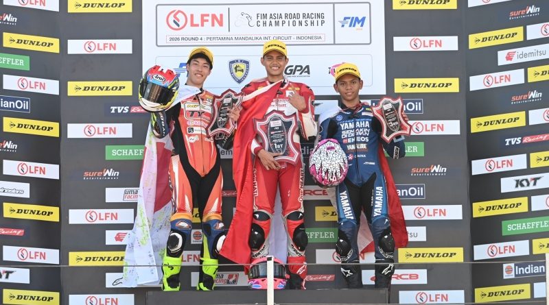 Irfan Ardiansyah Amankan Podium Teratas di ARRC Mandalika 2026 Kelas AP250