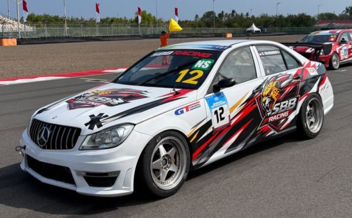 M. Fadlurrahman Geber Mercedes W204 Baru, Bawa SBB Racing Raih Podium di MFoS 2026