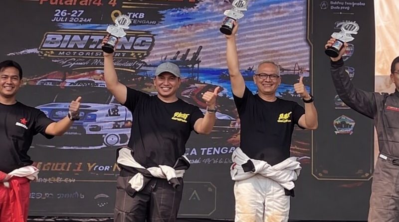 Mesin Sempat Bermasalah, Adi Patriyadi & Boy Siambaton Tetap Juara 1 di Kejurnas Sprint Rally Batang
