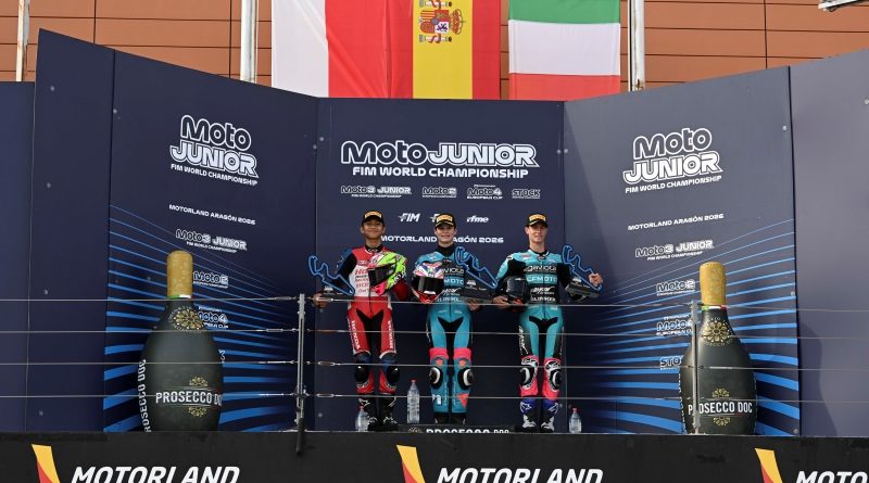 Ramadhipa Tembus Podium 2 di Moto3 Junior Aragon