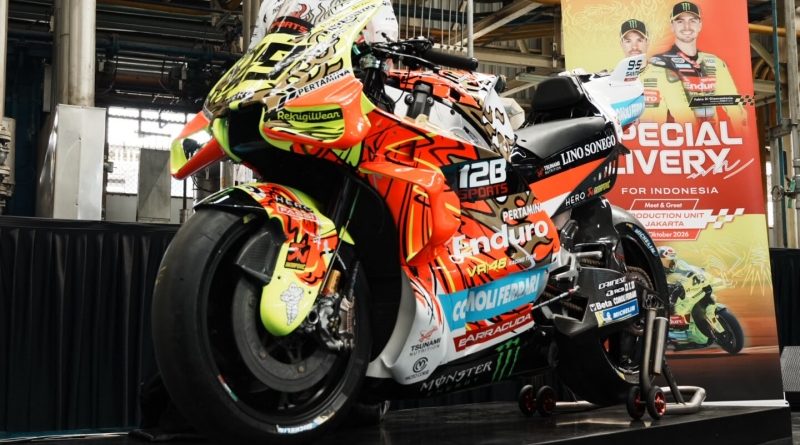 Burung Garuda Melaju Bersama Pertamina Enduro VR46 Racing Team di MotoGP Mandalika 2026